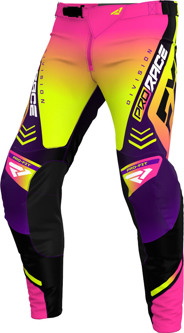 FXR Revo 2024 Pantalones de motocross - Rosa Amarillo (30)