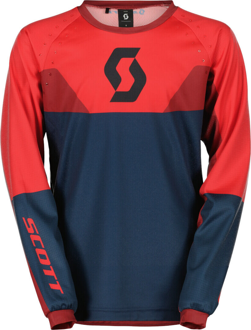 Scott Evo Track Maillot de motocross para niños - Rojo Azul