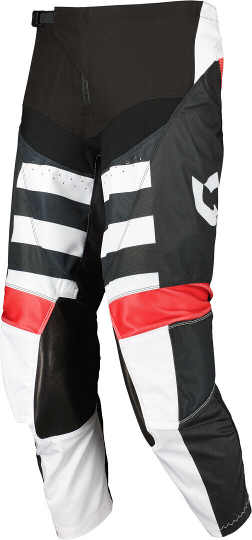 Scott Evo Race Pantalones de motocross - Blanco Rojo (32)