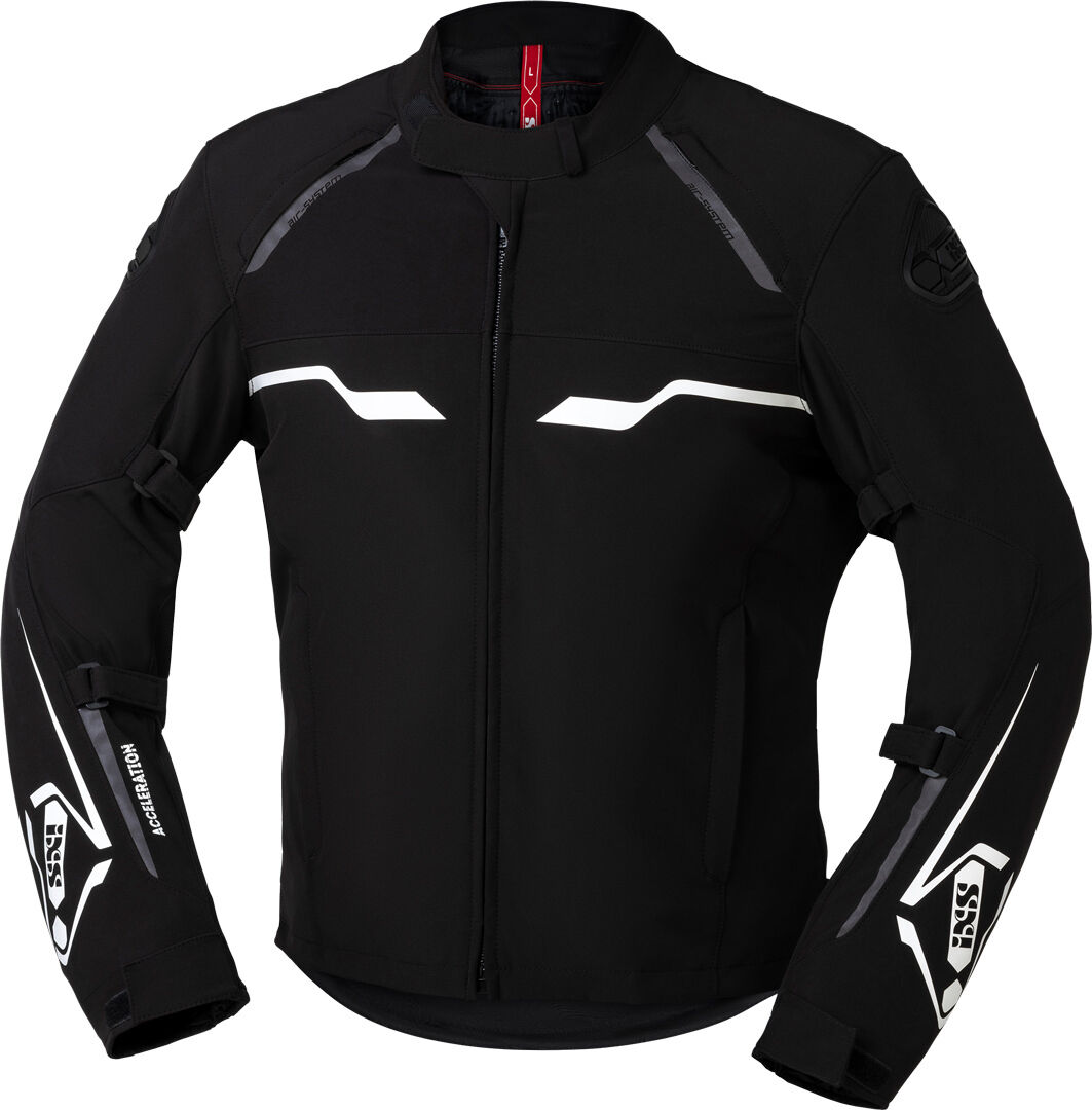 IXS Hexalon-ST chaqueta textil impermeable para motocicletas - Negro Blanco (3XL)