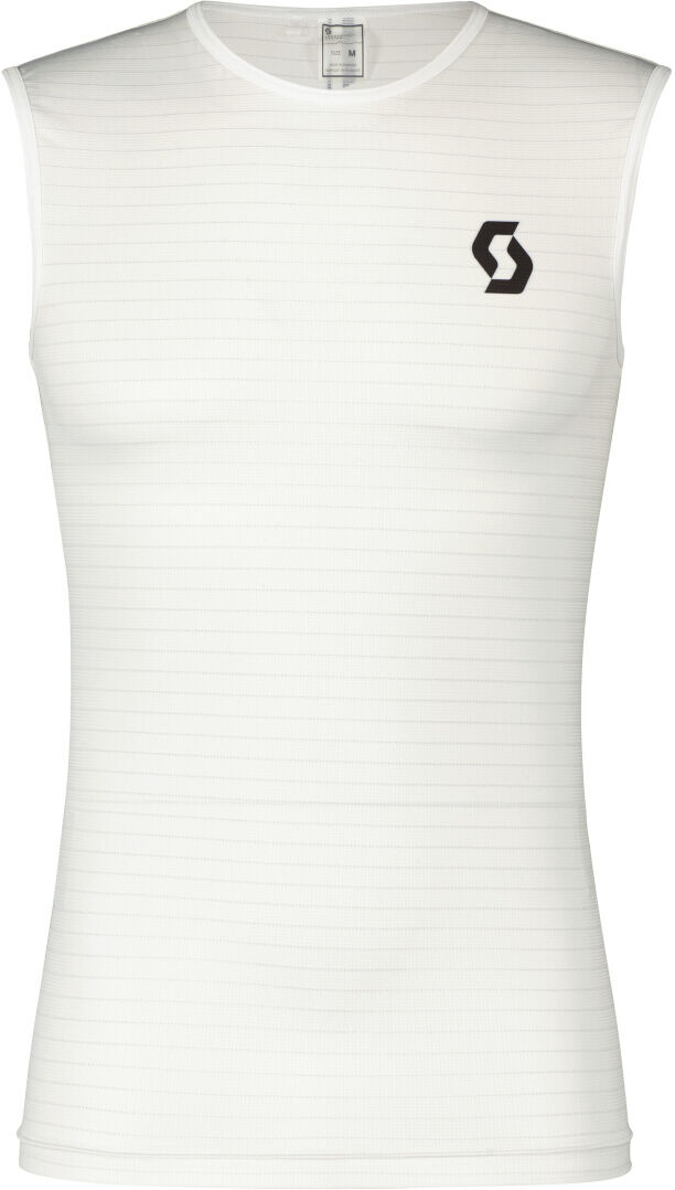 Scott Carbon Camiseta sin mangas funcional - Negro Blanco (L)