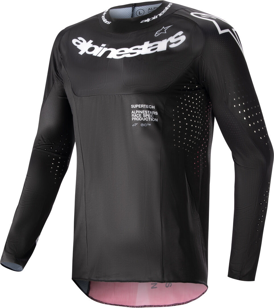 Alpinestars Supertech Ward Maillot de motocross - Negro Rojo