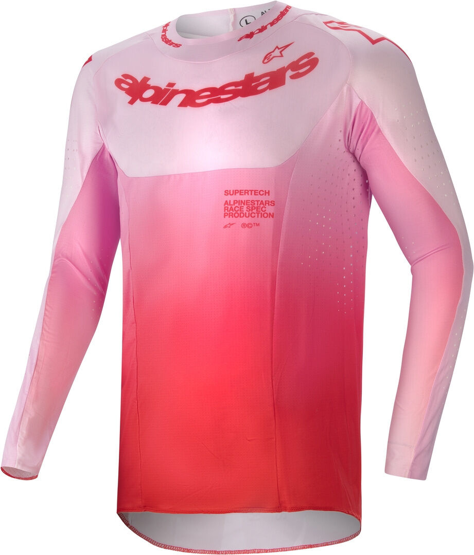 Alpinestars Supertech Dade Maillot de motocross - Rosa (XL)