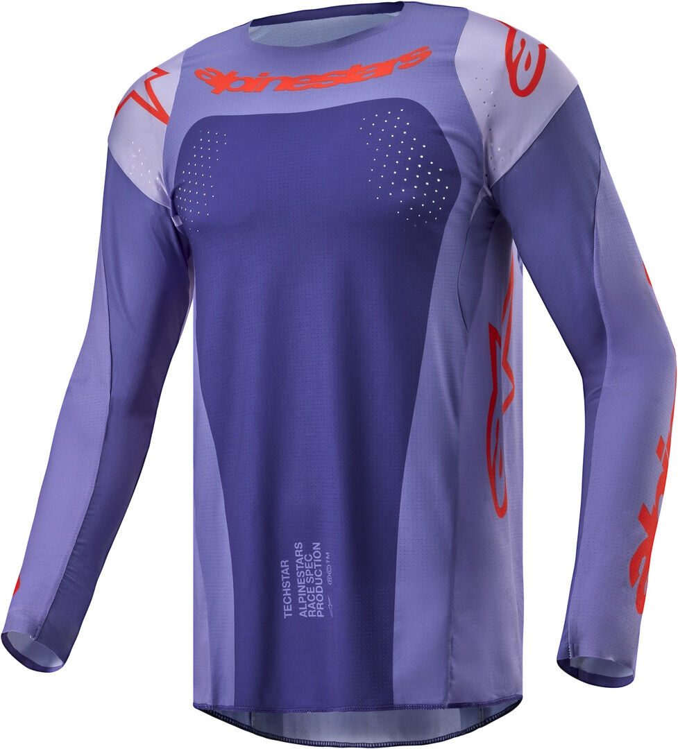 Alpinestars Techstar Ocuri Maillot de motocross - Rojo Lila (XL)