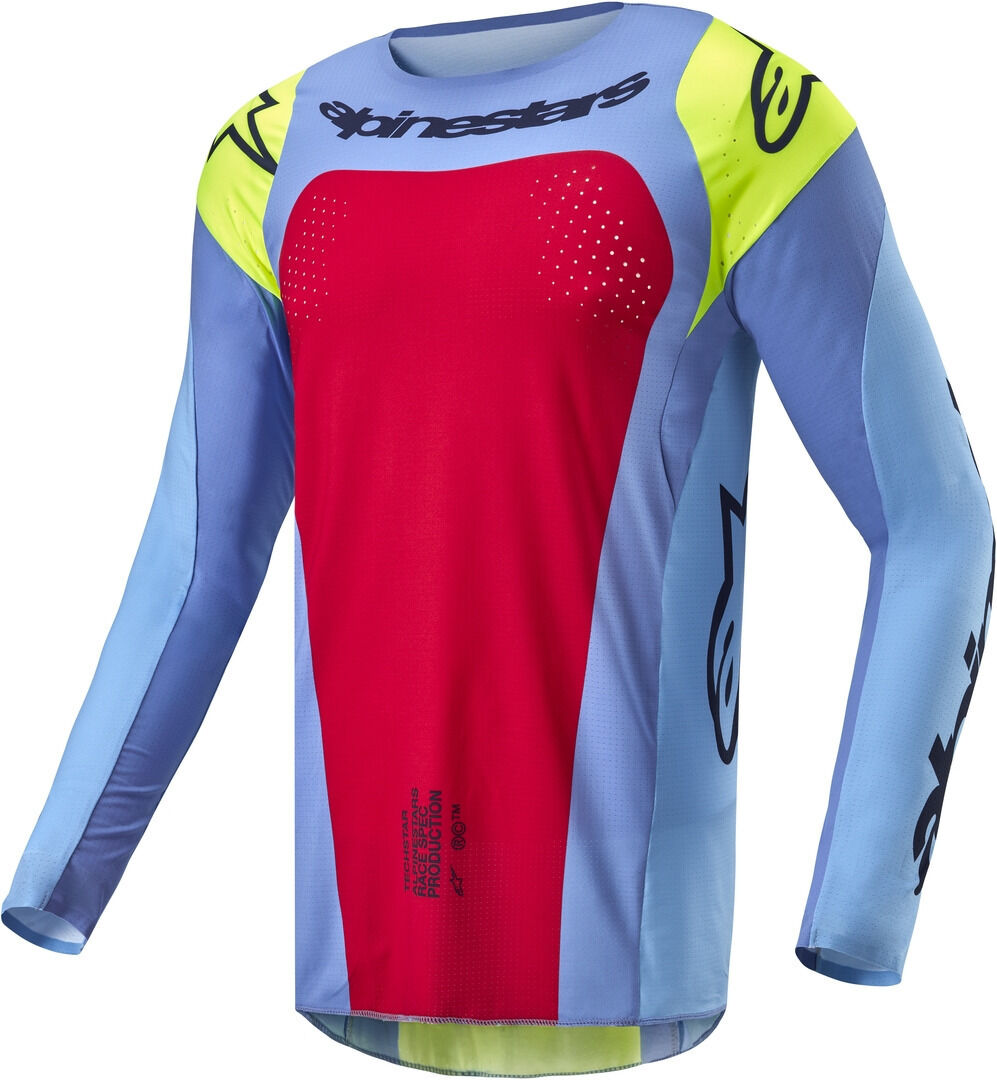 Alpinestars Techstar Ocuri Maillot de motocross - Rojo Azul (XL)