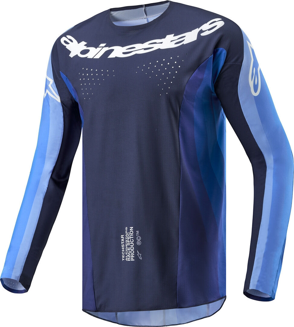 Alpinestars Techstar Pneuma Maillot de motocross - Azul (2XL)