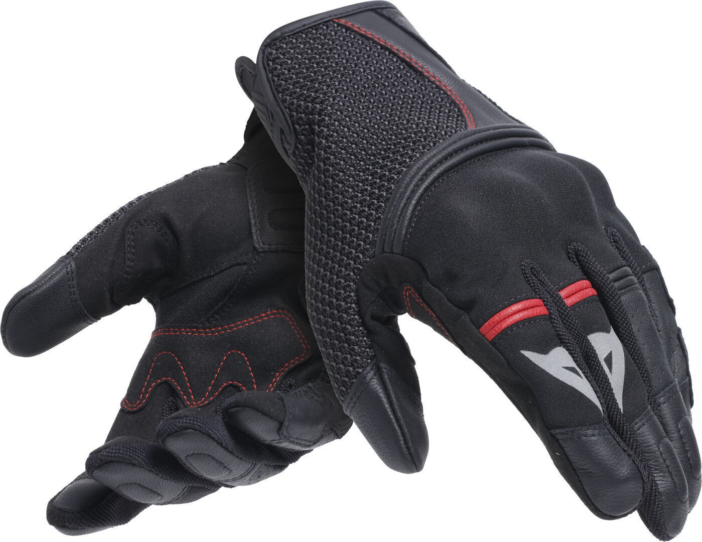 Dainese Namib Guantes de moto - Negro Rojo (L)