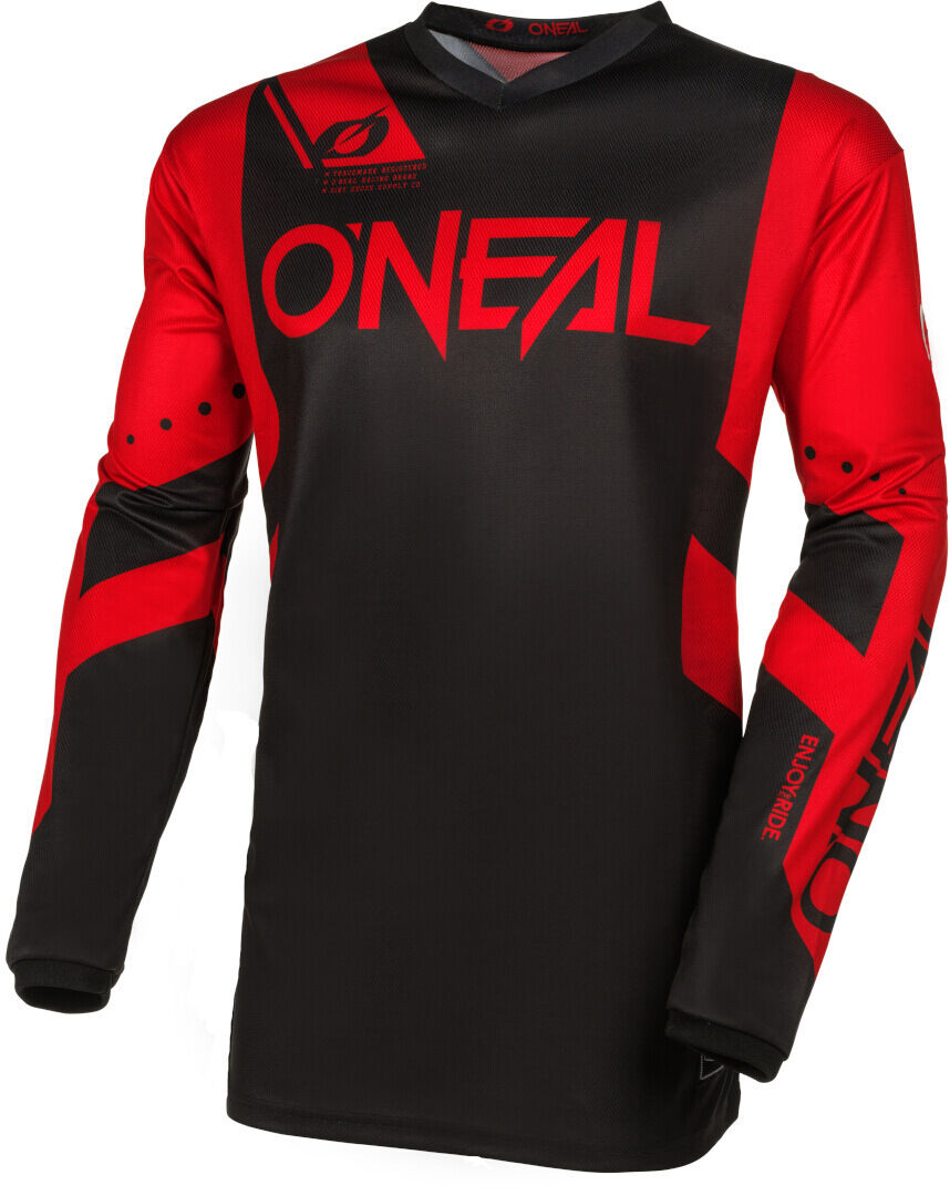 Oneal Element Racewear Maillot de motocross - Negro Rojo (S)