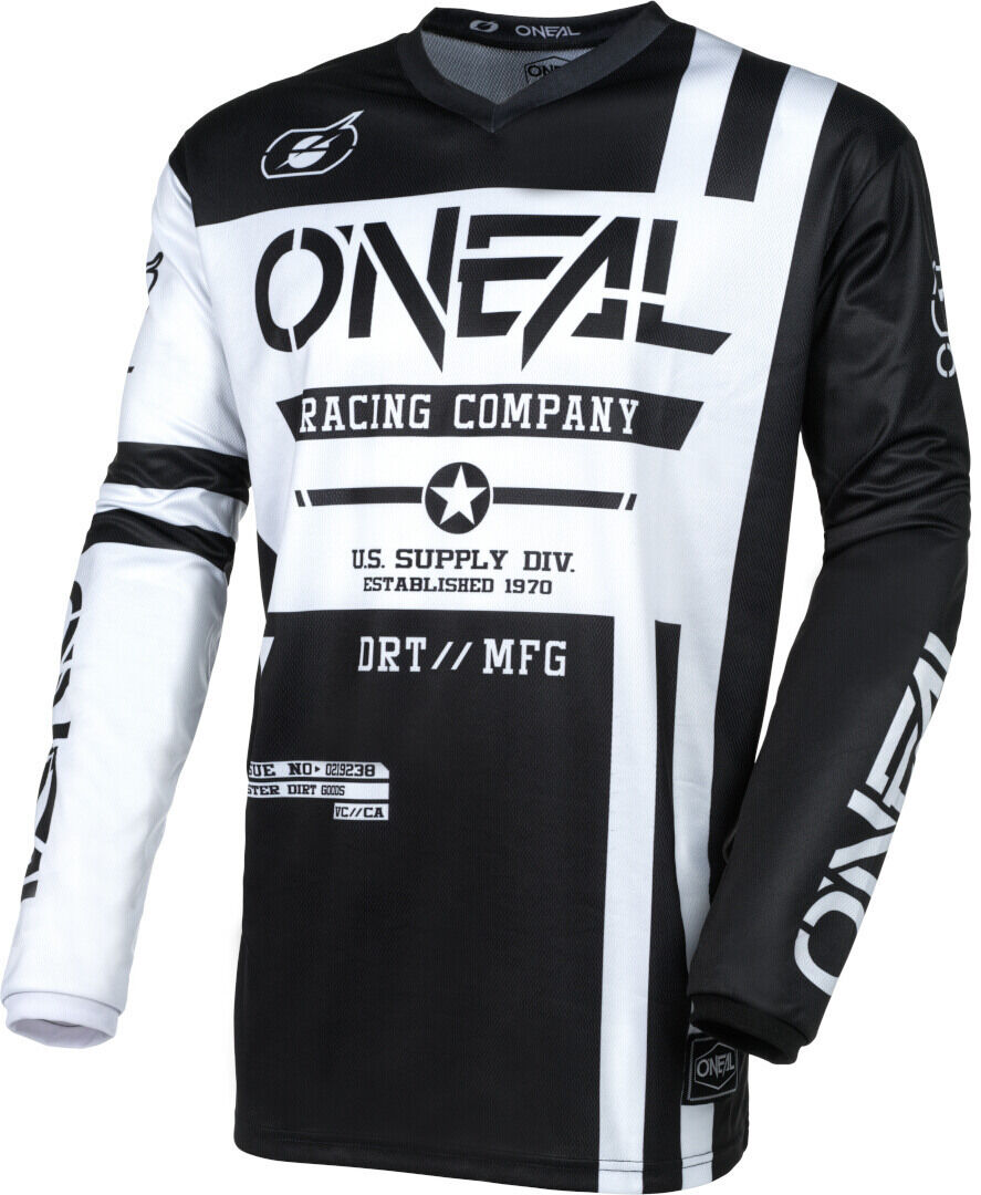 Oneal Element Warhawk Maillot de motocross - Negro Blanco (S)