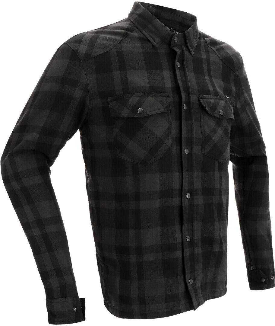 Richa Forest Camisa de moto - Negro Gris (S)