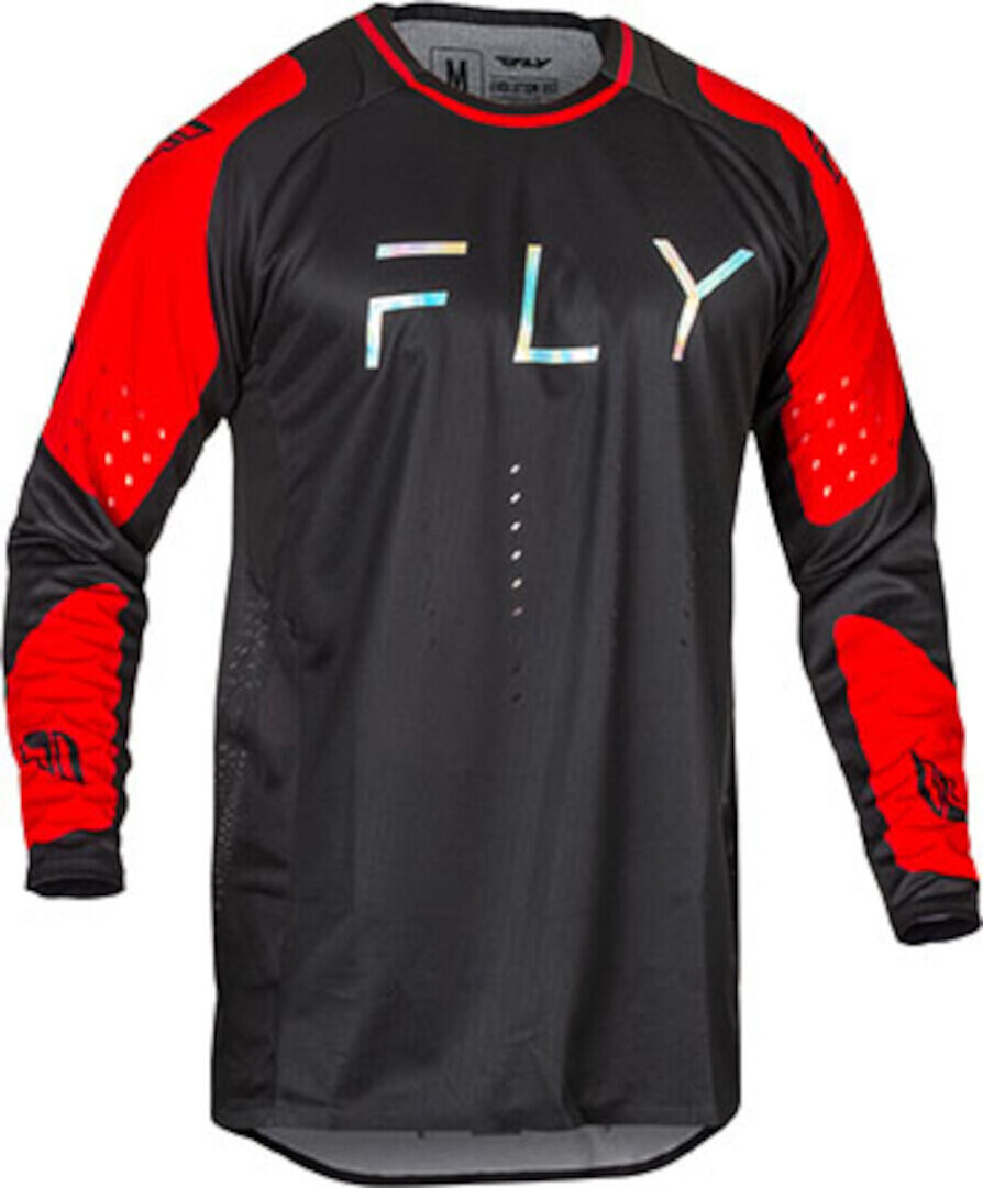 FLY Racing Evolution 2024 Maillot de motocross - Negro Rojo (XL)