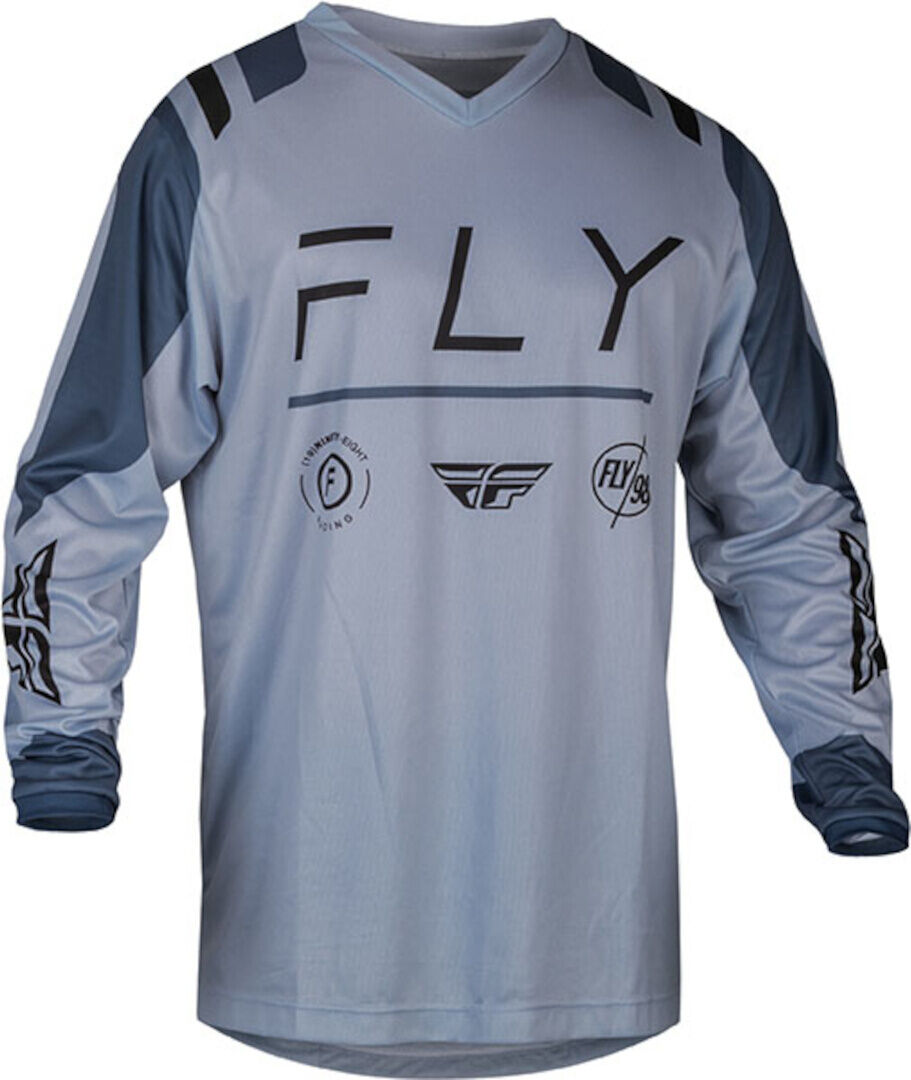 FLY Racing F-16 2024 Maillot de motocross - Gris (XL)