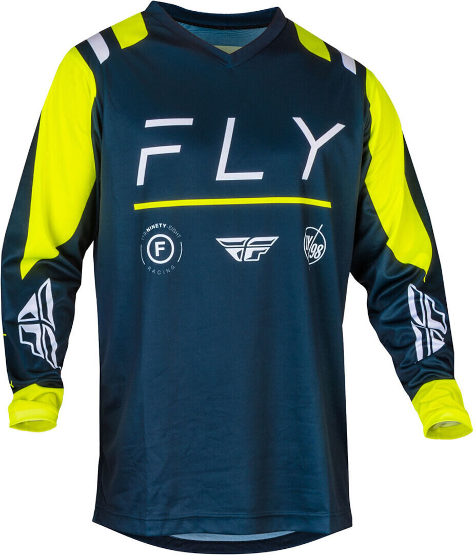 FLY Racing F-16 2024 Maillot de motocross - Azul Amarillo (2XL)
