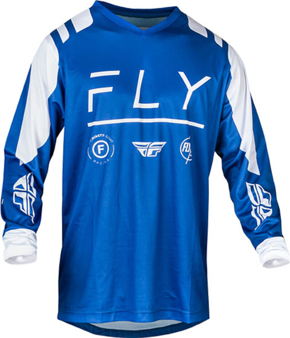 FLY Racing F-16 2024 Maillot de motocross - Blanco Azul (2XL)