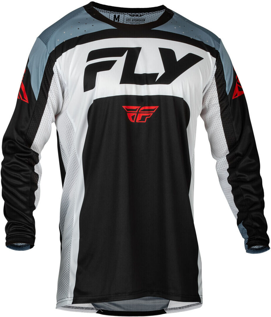 FLY Racing Lite 2024 Maillot de motocross - Negro Gris Blanco (S)