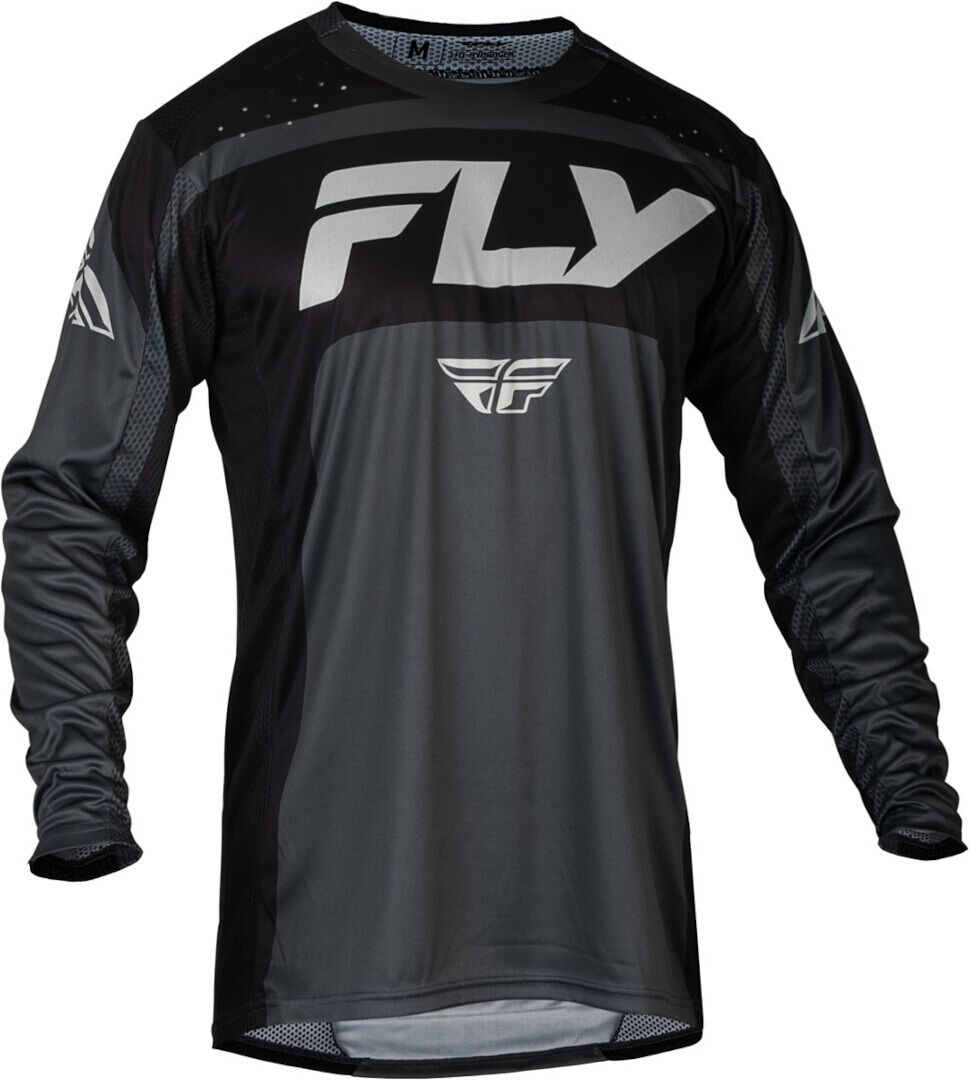 FLY Racing Lite 2024 Maillot de motocross - Negro Gris (XL)