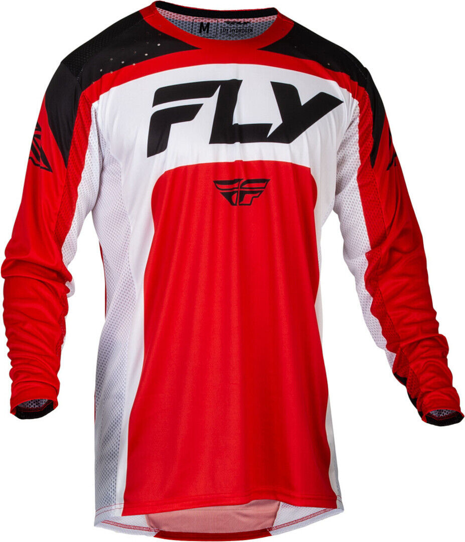 FLY Racing Lite 2024 Maillot de motocross - Negro Blanco Rojo (S)