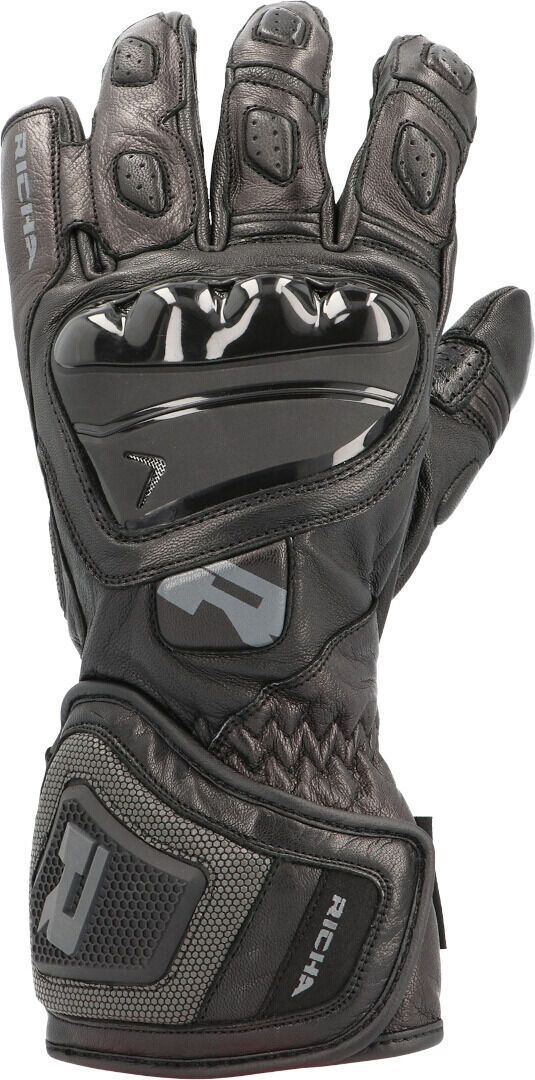 Richa Savage 3 Solid Guantes de moto perforados - Negro (2XL)