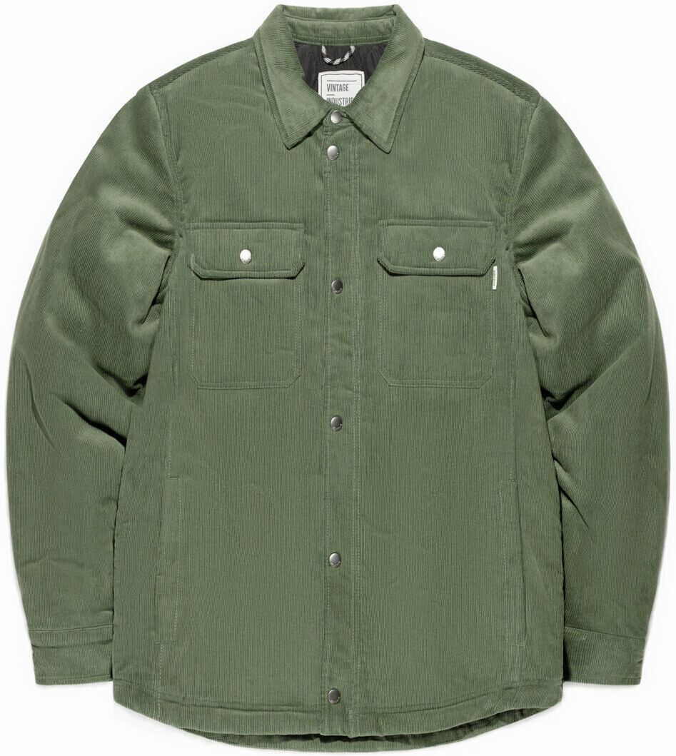 Vintage Industries Steven Chaqueta acolchada - Verde (L)