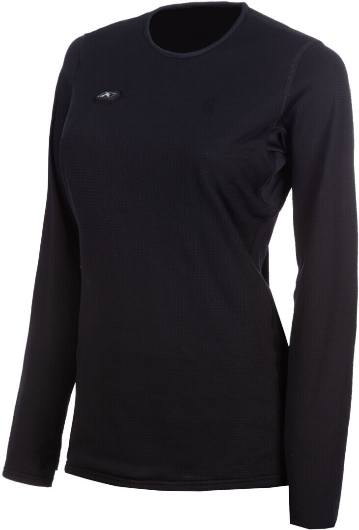 Klim Solstice eFire Camisa funcional de manga larga para mujer con calefacciÃ³n - Negro (L)