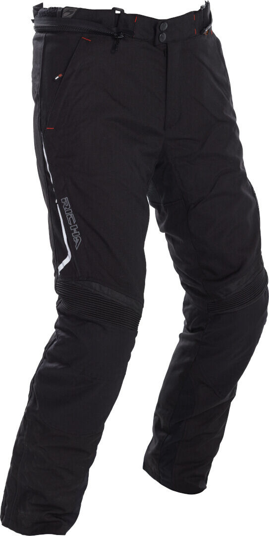 Richa Camargue Evo Pantalones textiles impermeables para motocicletas - Negro (M)