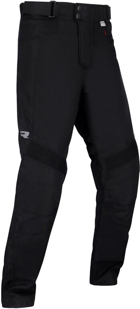 Richa Denver Pantalones textiles impermeables para motocicletas - Negro (L)