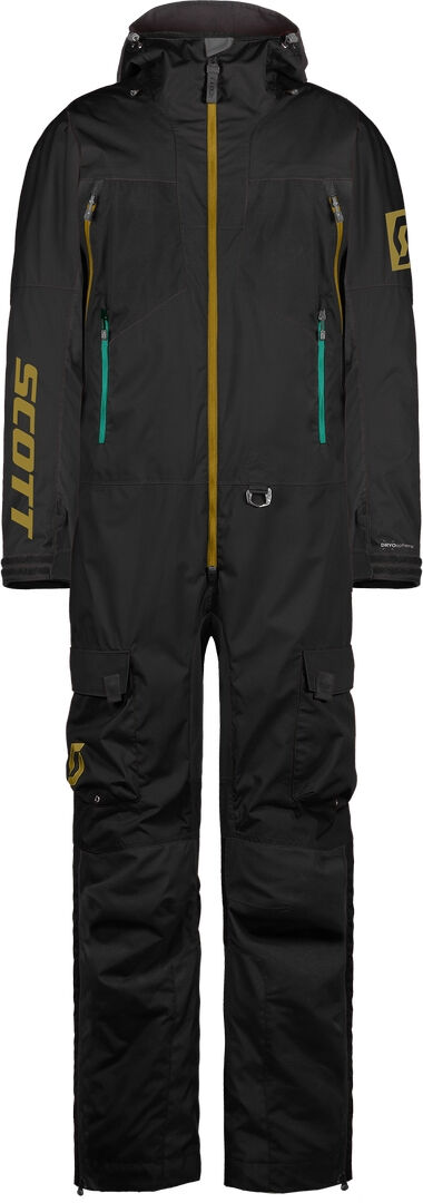 Scott Back-X Dryo 2024 Traje de moto de nieve de una pieza - Negro (M)