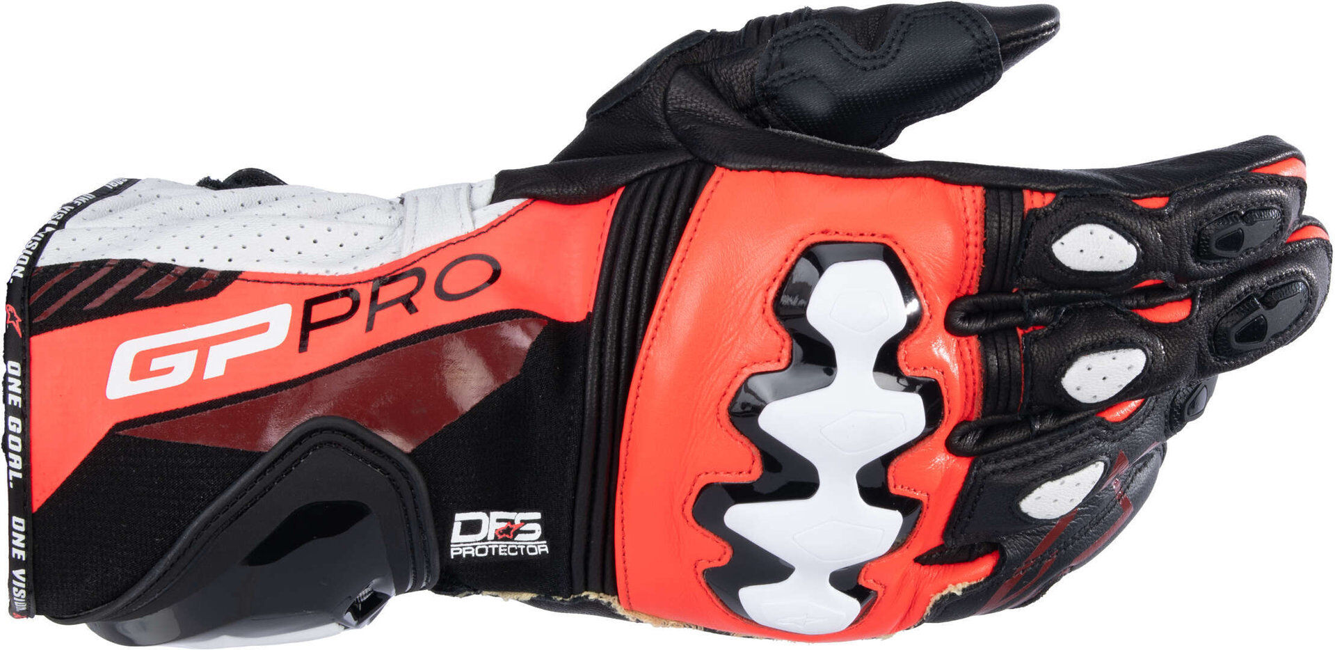 Alpinestars GP Pro R4 Guantes de moto perforados - Negro Rojo (L)