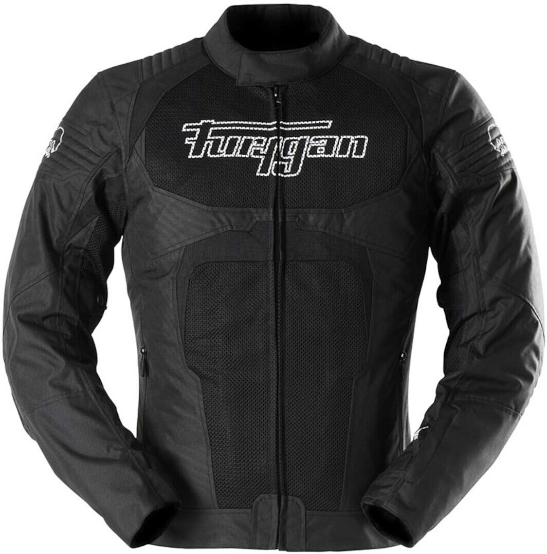 Furygan WB08 Vented+ Chaqueta textil de moto - Negro Blanco (XL)