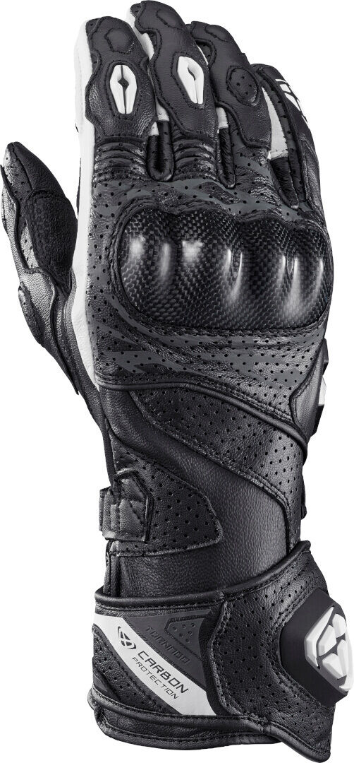 Ixon Tornado Air Guantes de moto - Negro Blanco (2XL)