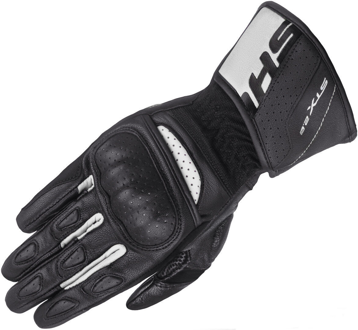 SHIMA STX 2.0 Guantes de moto perforados - Negro Blanco (L)