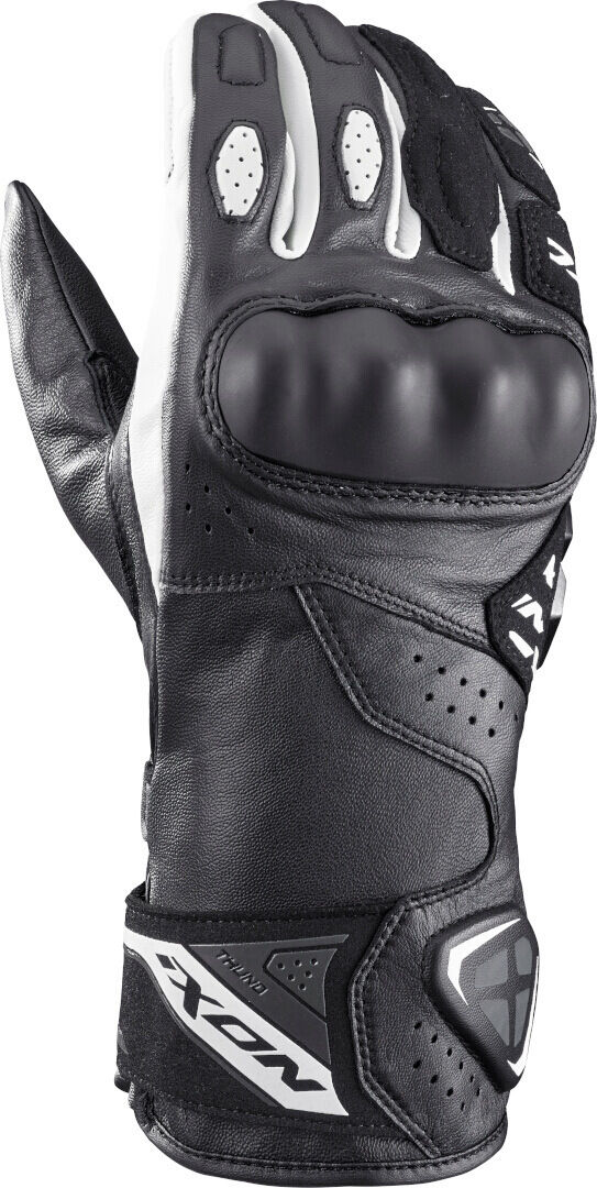 Ixon Thund Guantes de moto - Negro Blanco (S)