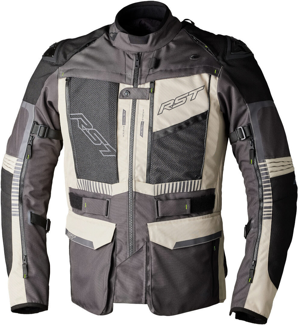 RST Pro Series Ranger Chaqueta textil de moto - Negro Beige (M)