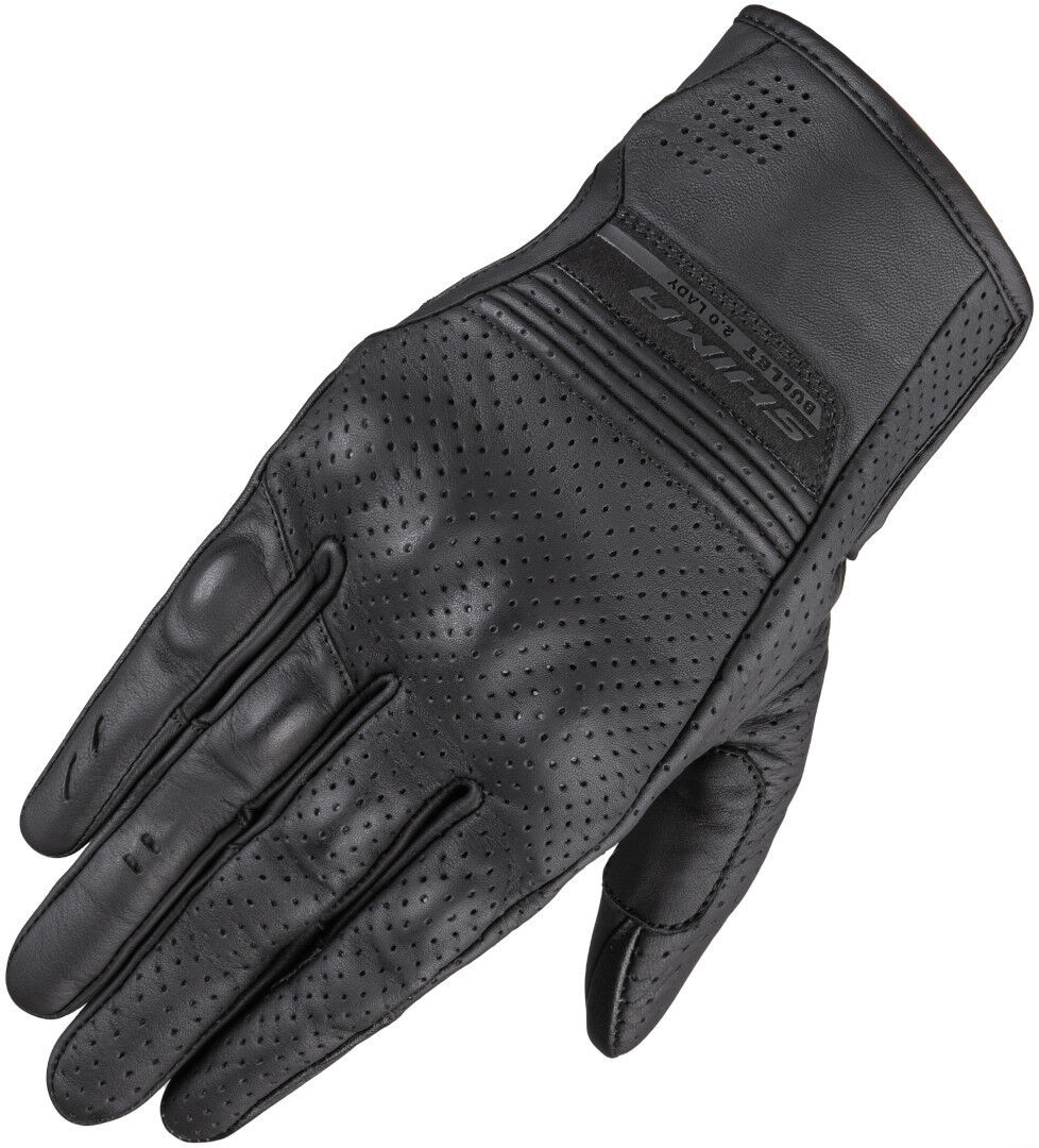 SHIMA Bullet 2.0 Guantes de moto perforados para mujer - Negro (XS)