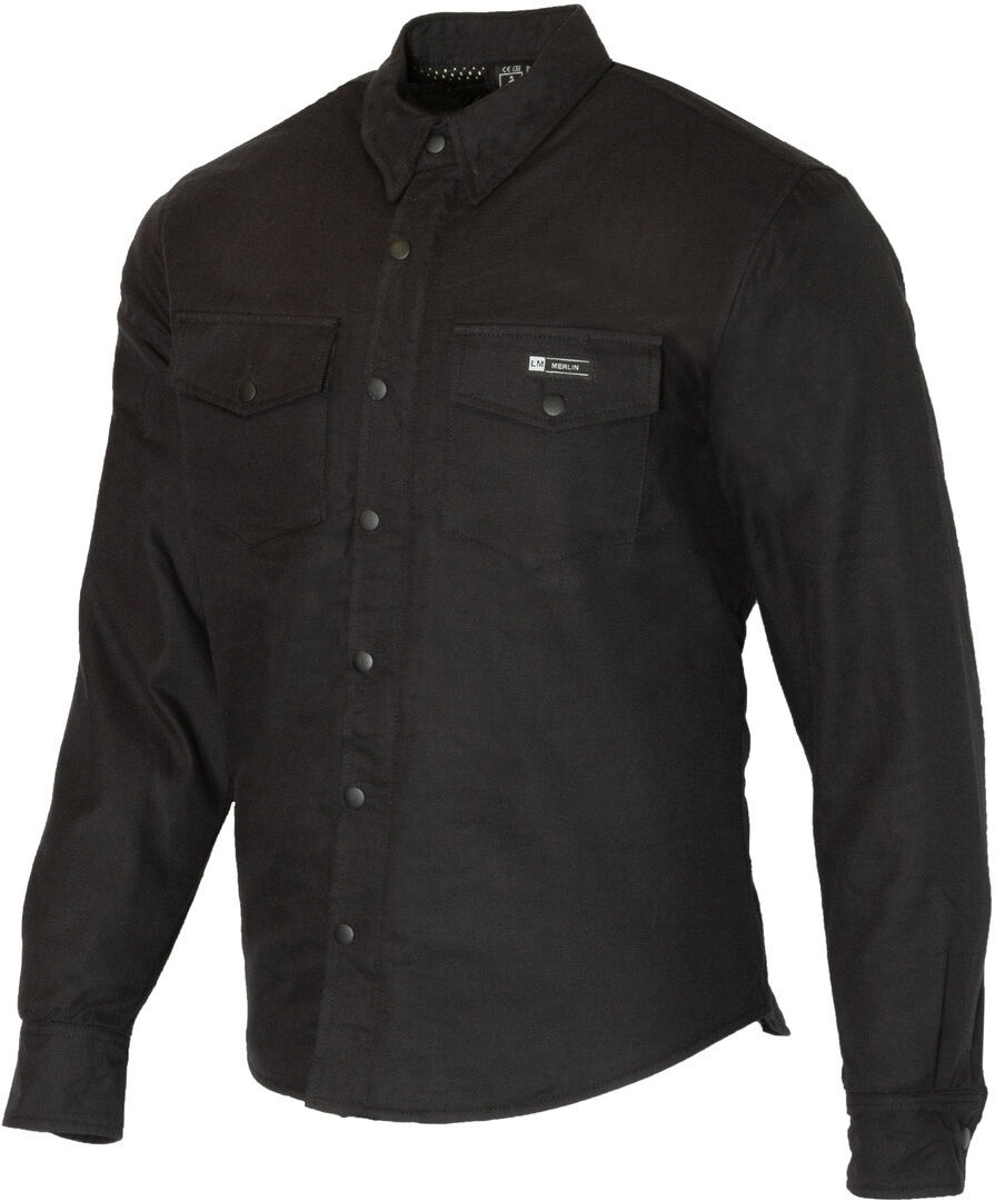 Merlin Axe Riding Built With Kevlar® Camisa de moto - Negro (3XL)