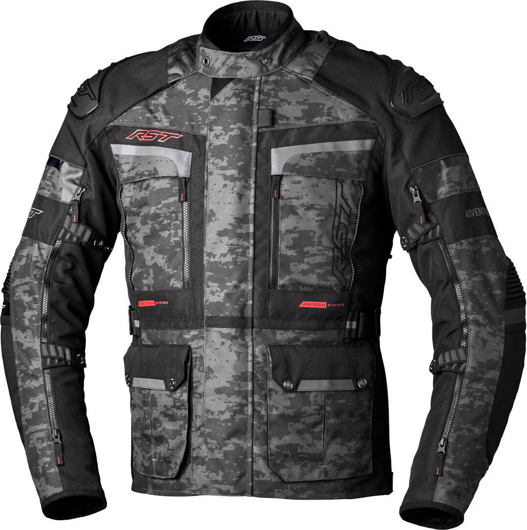 RST Pro Series Adventure-Xtreme Chaqueta textil de moto - Gris (XL)