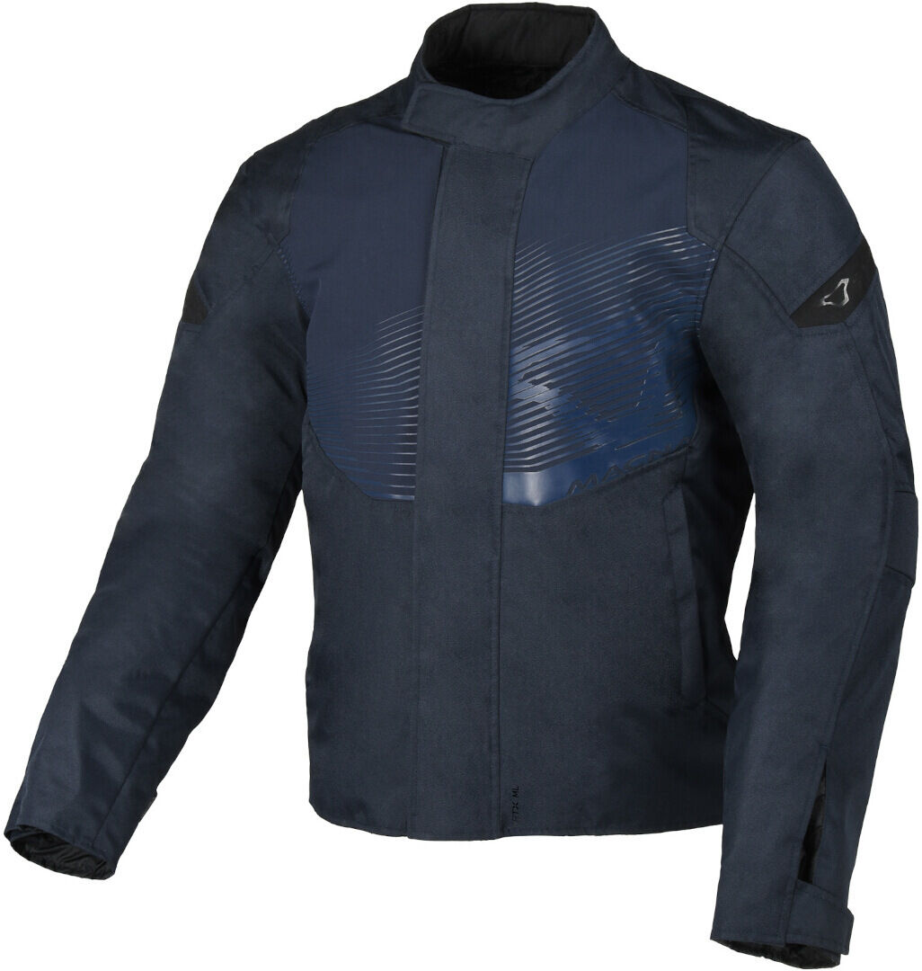 Macna Dromico chaqueta textil impermeable para motocicletas - Azul (S)