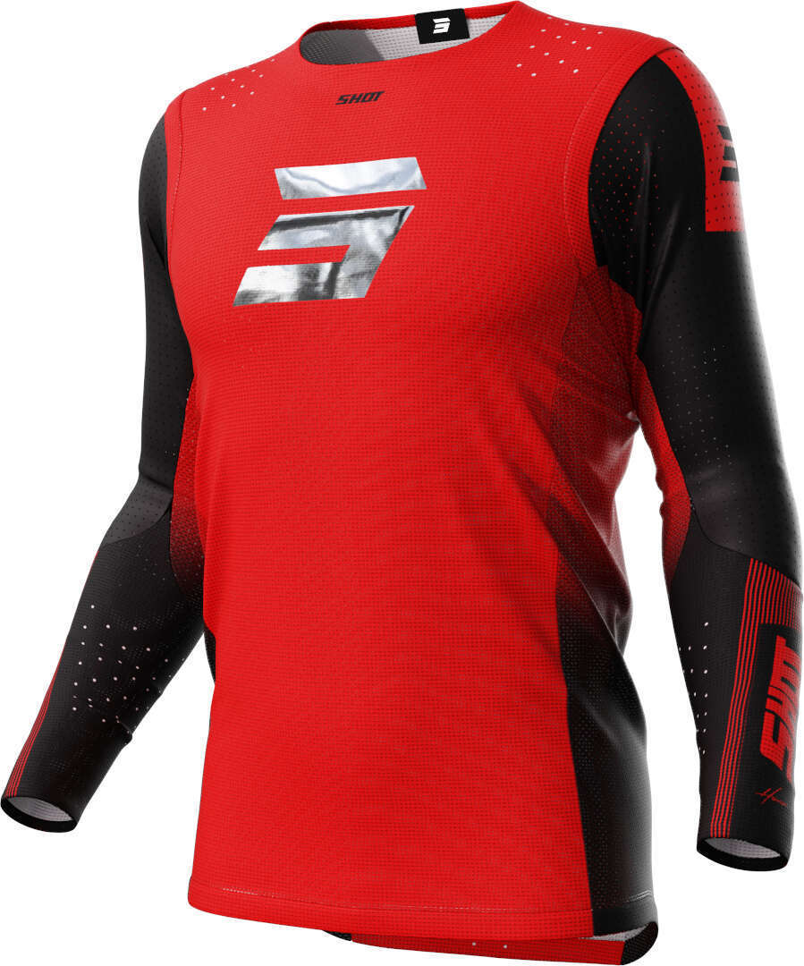 Shot Aerolite Honor Maillot de motocross - Negro Rojo