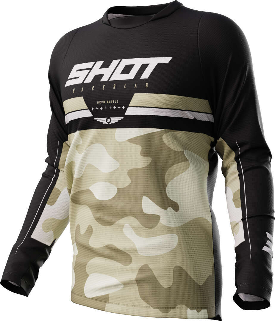 Shot Devo Battle Maillot de motocross - Beige