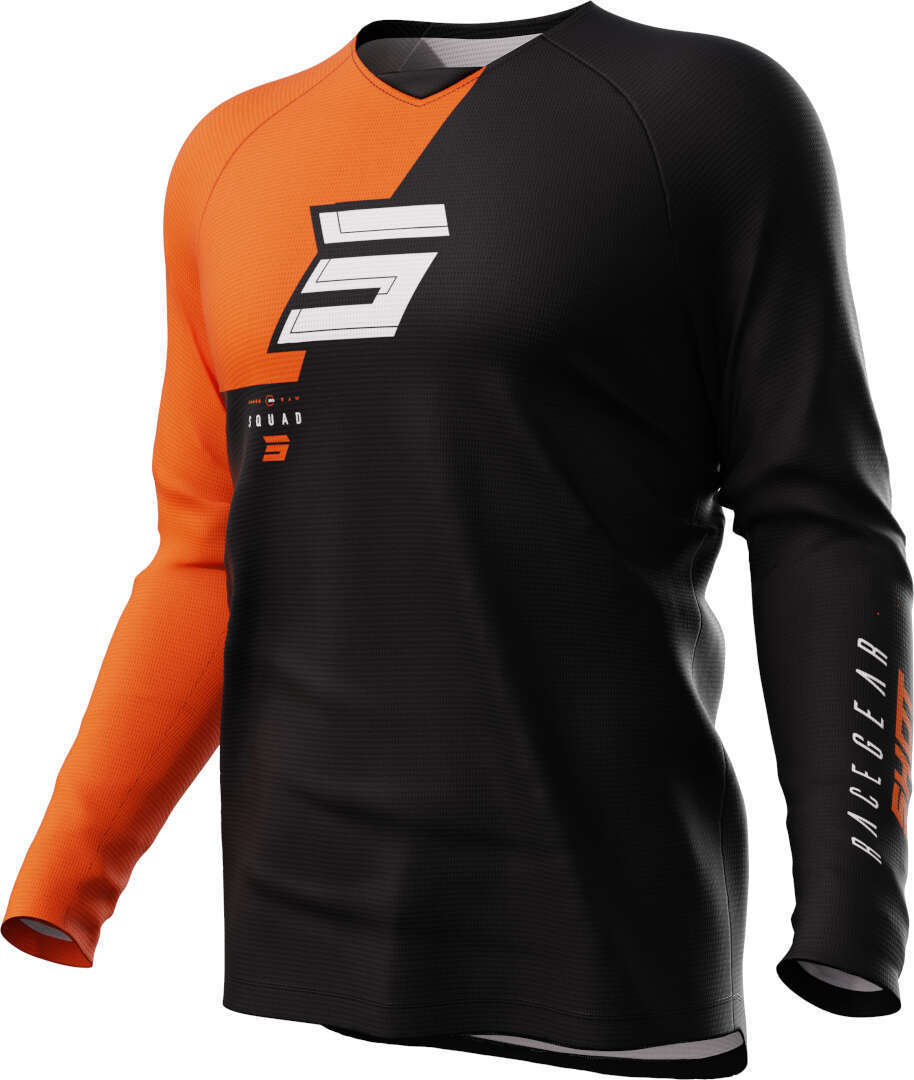 Shot Draw Squad Maillot de motocross - Naranja (L)