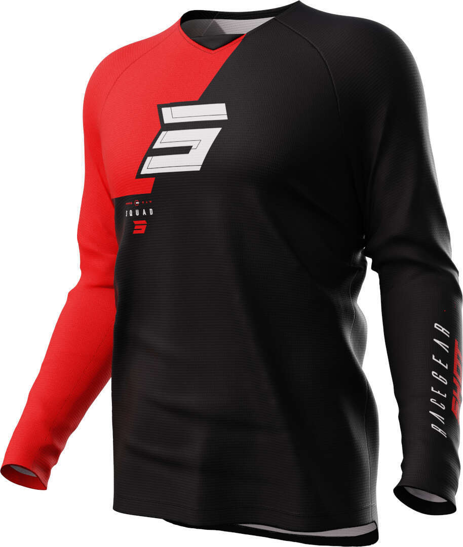 Shot Draw Squad Maillot de motocross - Rojo