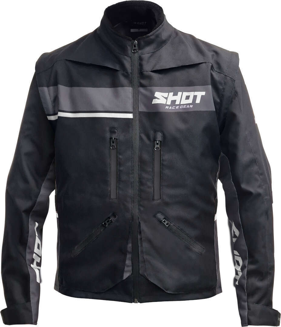 Shot Contact Assault 2.0 Chaqueta de motocross - Negro Blanco (S)