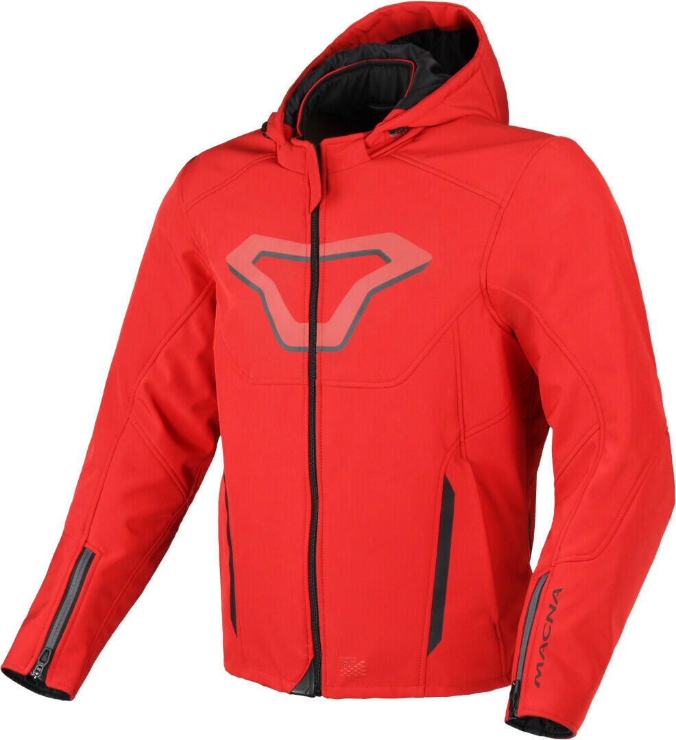 Macna Atracor Chaqueta textil de moto - Rojo (L)