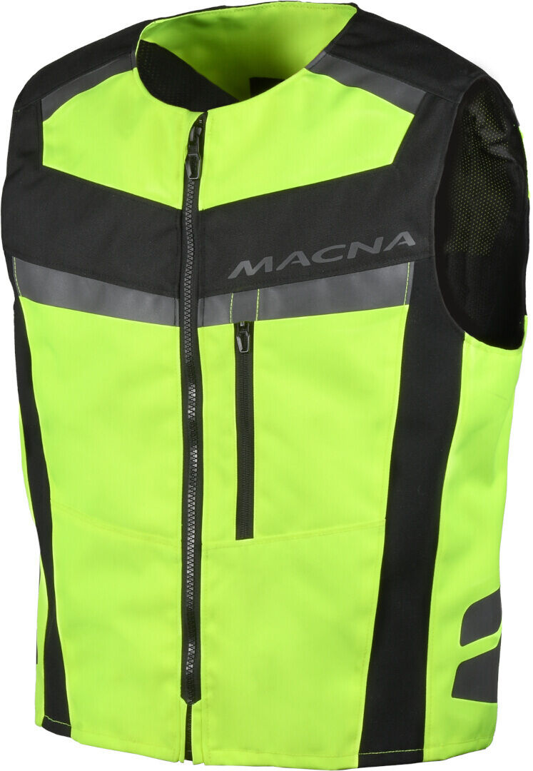 Macna Vision 4 All Plus 2.0 Chaleco de seguridad - Negro Amarillo (XS S)