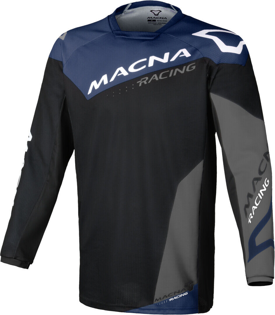 Macna Backyard-1 Maillot de motocross - Negro Gris Azul (S)