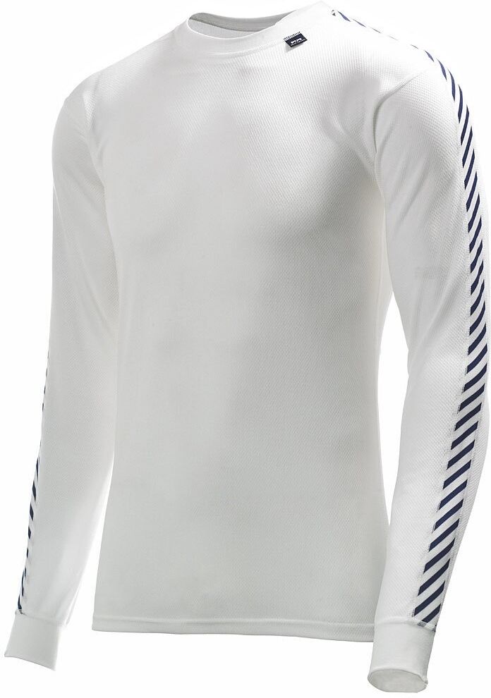 Helly Hansen lifa stripe crew camiseta térmica manga larga hombre Blanco (XXL)