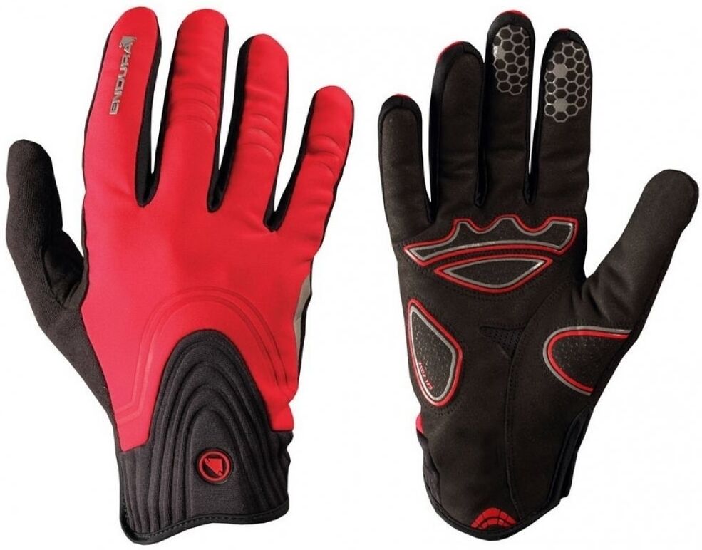 Endura windchill guantes ciclismo invierno Rojo (S)