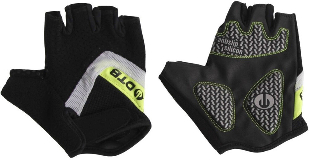 Dtb sprint guantes cortos ciclismo Negro (XL)