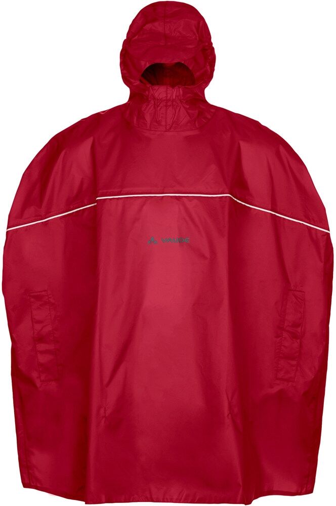 Vaude grody poncho chaqueta ciclismo niño Rojo (S)