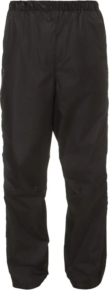 Vaude fluid full-zip ii pantalón impermeable hombre Negro (XXXXL)